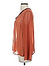 Just Fab 100% Polyester Orange Long Sleeve Blouse Size S - photo 5