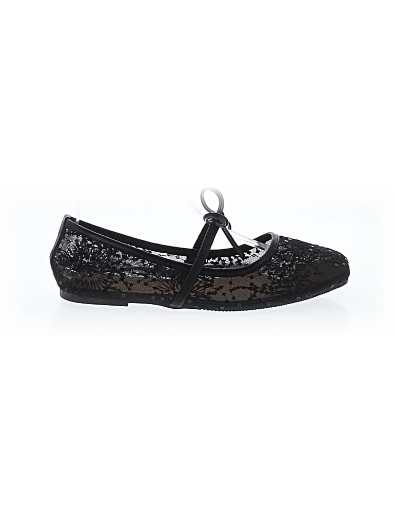 Pre-owned Unbranded Flats In Black