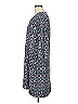 Chico's Print Blue Casual Dress Size Lg (2) - photo 5