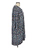 Chico's Print Blue Casual Dress Size Lg (2) - photo 4