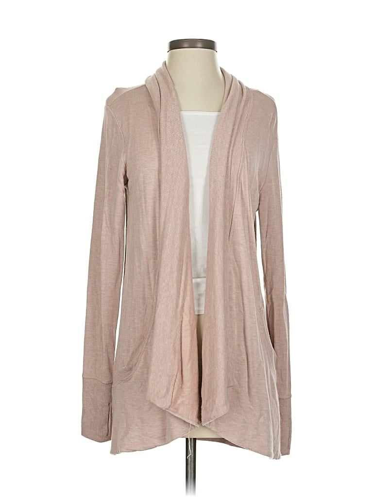 Pre-owned Athleta Cardigan Sweater In Brown