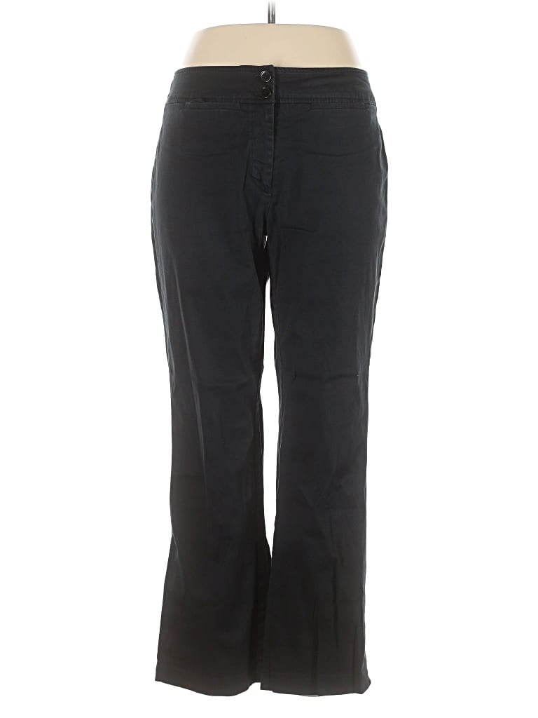 Pre-owned Lane Bryant Casual Pants In Black