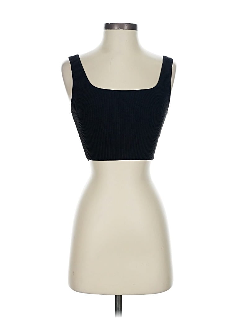 Pre-owned Babaton Sleeveless Top Black Square Neckline Tops