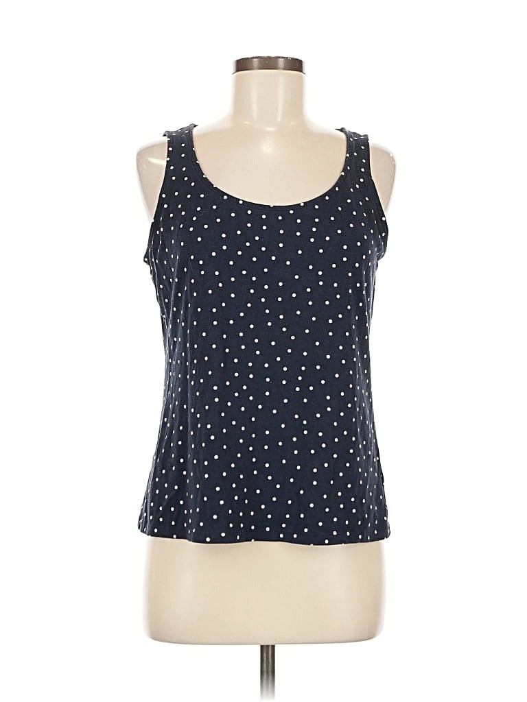 Pre-owned Talbots Tank Top Blue Halter Neckline Tops