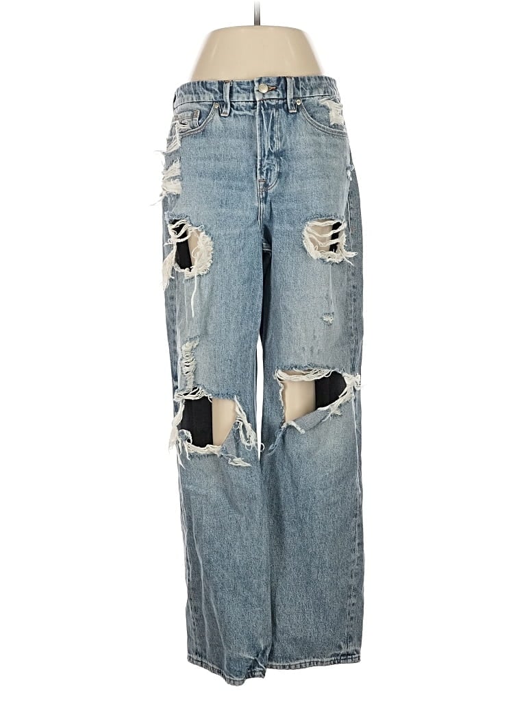 Pre-owned Good American Jeans In Blue