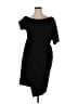 11. Honore Solid Black Cocktail Dress Size 12 - photo 1