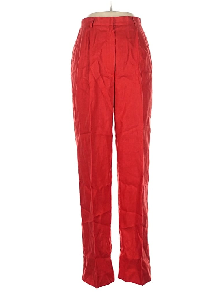 Pre-owned Polo Ralph Lauren Linen Pants In Red