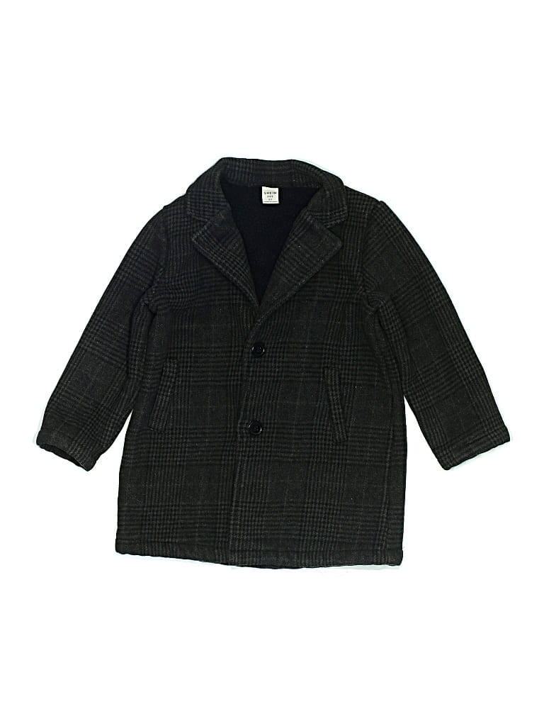 Pre-owned Shein Kids' Coat In Black