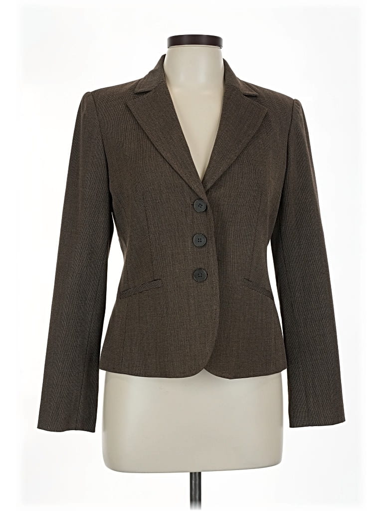 Pre-owned Rafaella Blazer Jacket In Brown