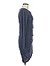 Leith Solid Gray Blue Casual Dress Size M - photo 4