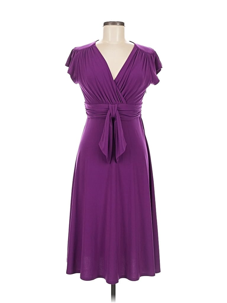 Pre-owned Evan Picone Cocktail Dress In Purple