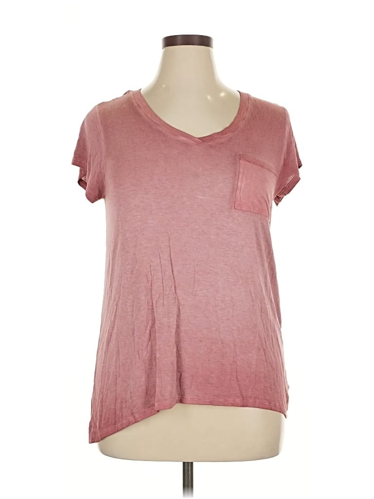 Pre-owned Cable & Gauge Short Sleeve T-shirt In Pink