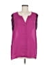 CAbi 100% Polyester Purple Sleeveless Blouse Size M - photo 1