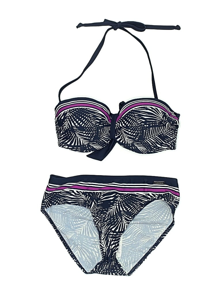 Pre-owned Lascana For Venus Two Piece Swimsuit In Blue