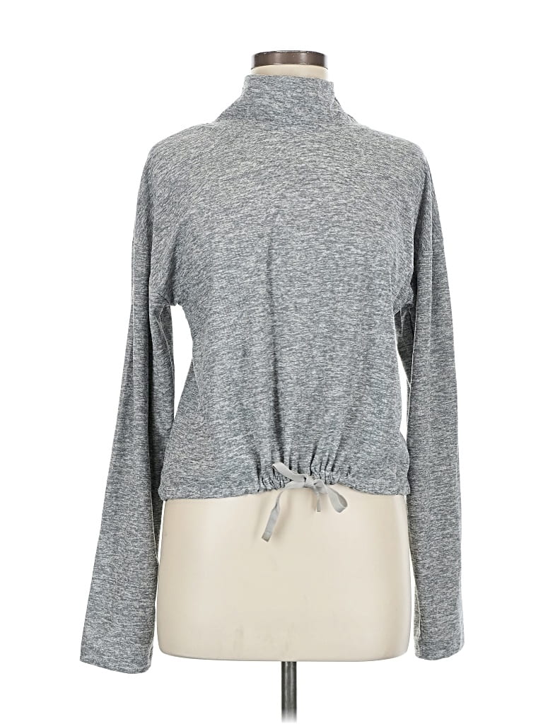 Pre-owned Canada Weather Gear Long Sleeve Turtleneck In Gray