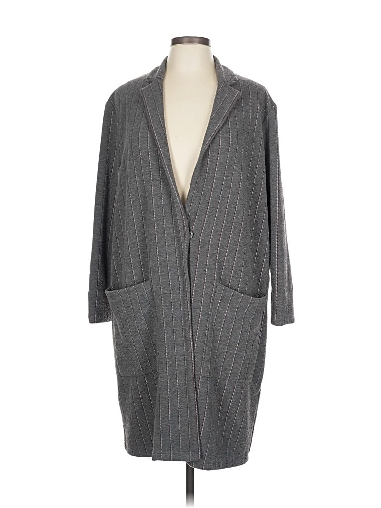 Pre-owned Harlyn Coat In Gray
