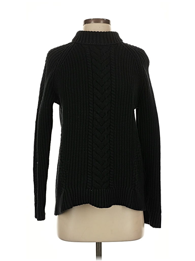 Pre-owned Lululemon Athletica Turtleneck Sweater In Black