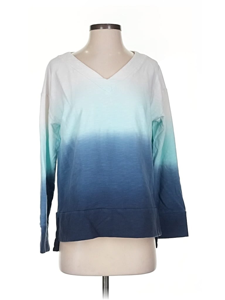 Pre-owned T By Talbots Pullover Sweater In Blue