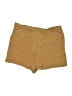 Zara Solid Tan Khaki Shorts Size L - photo 2