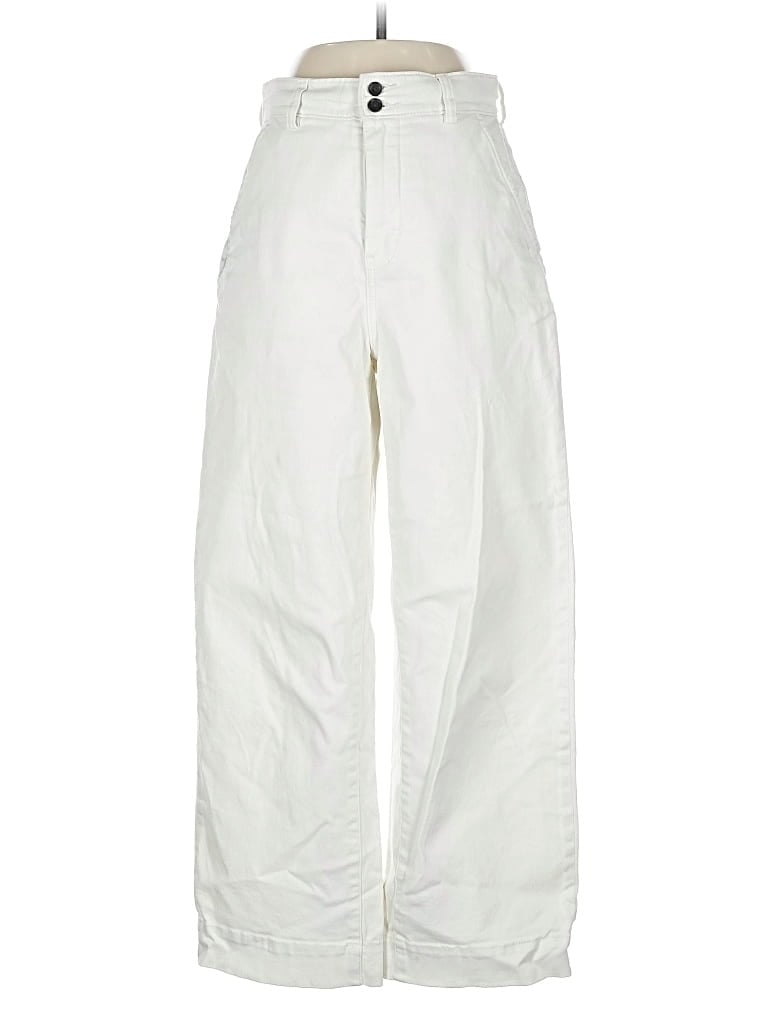 Pre-owned Everlane Casual Pants In White