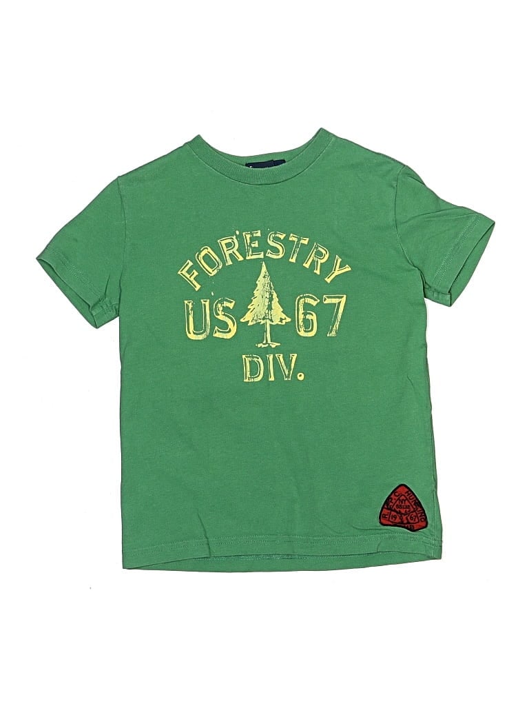 Pre-owned Polo By Ralph Lauren Kids' Short Sleeve T-shirt In Green