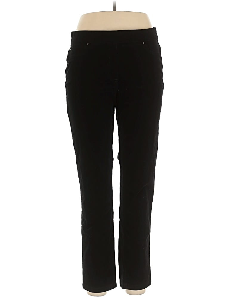 Pre-owned Rafaella Casual Pants In Black