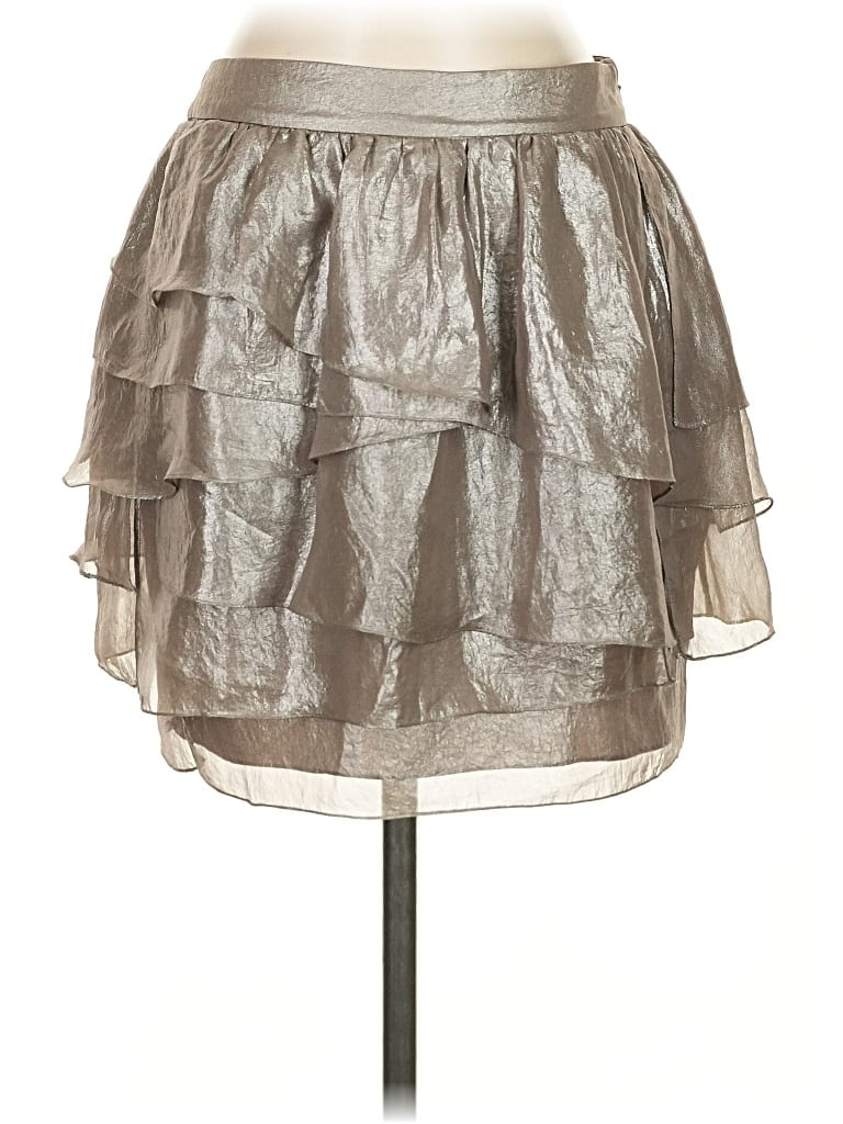 Pre-owned Club Monaco Formal Skirt In Silver