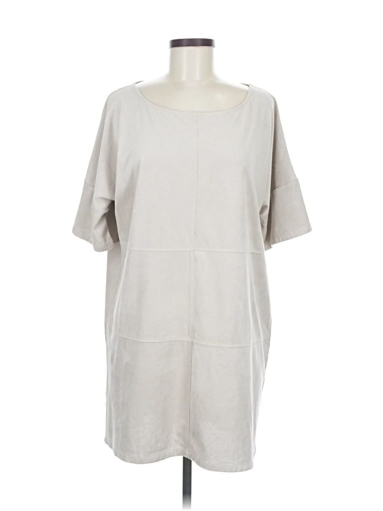 Pre-owned Zara Basic Casual Dress In Brown