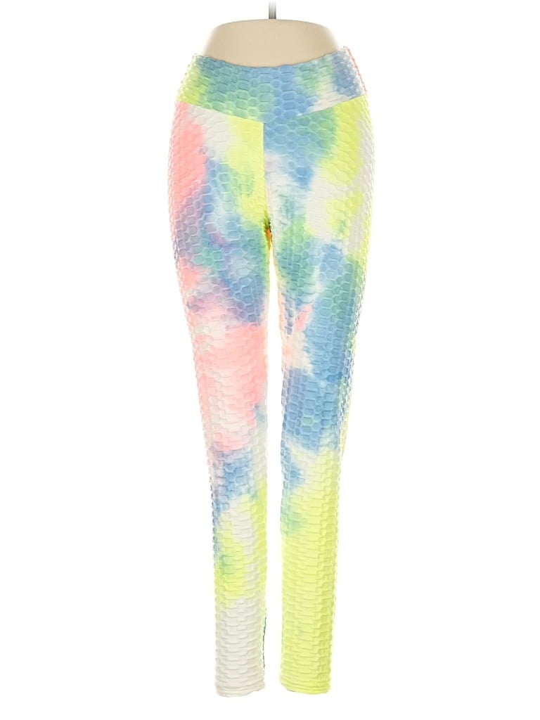 Pre-owned Assorted Brands Active Pants In Yellow