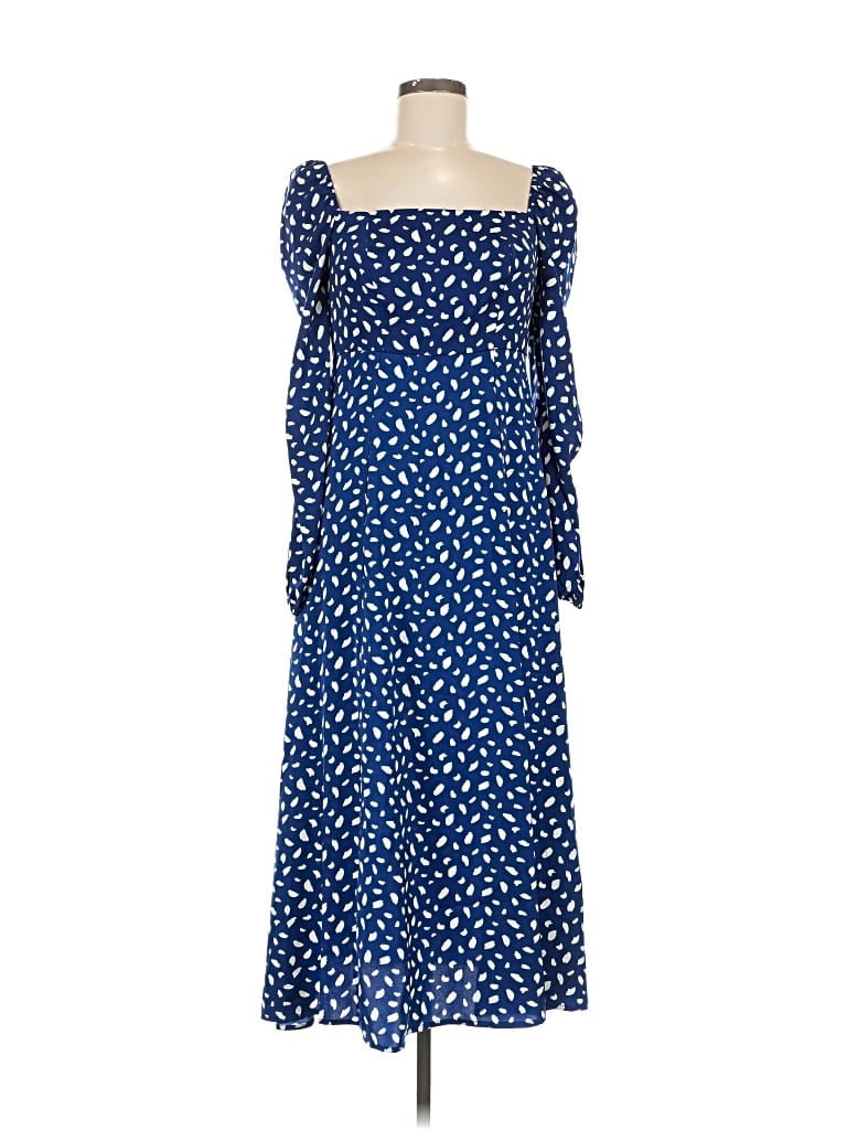 Pre-owned Commense Casual Dress In Blue