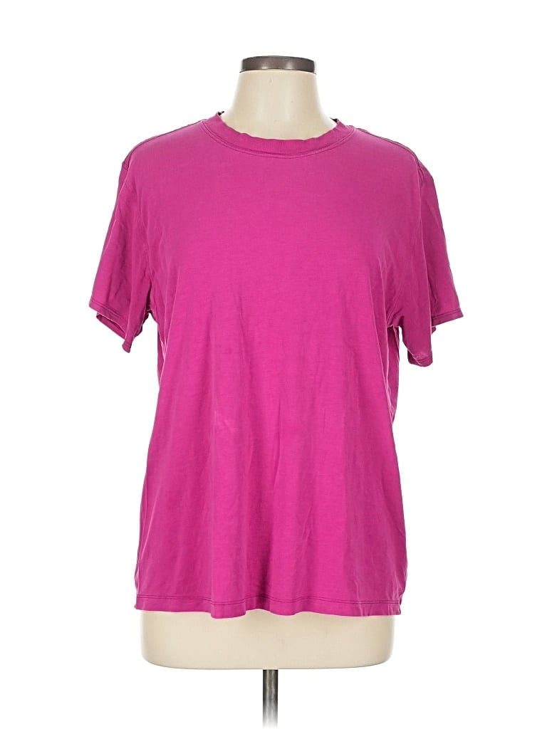 Pre-owned Lululemon Athletica Short Sleeve T-shirt In Pink