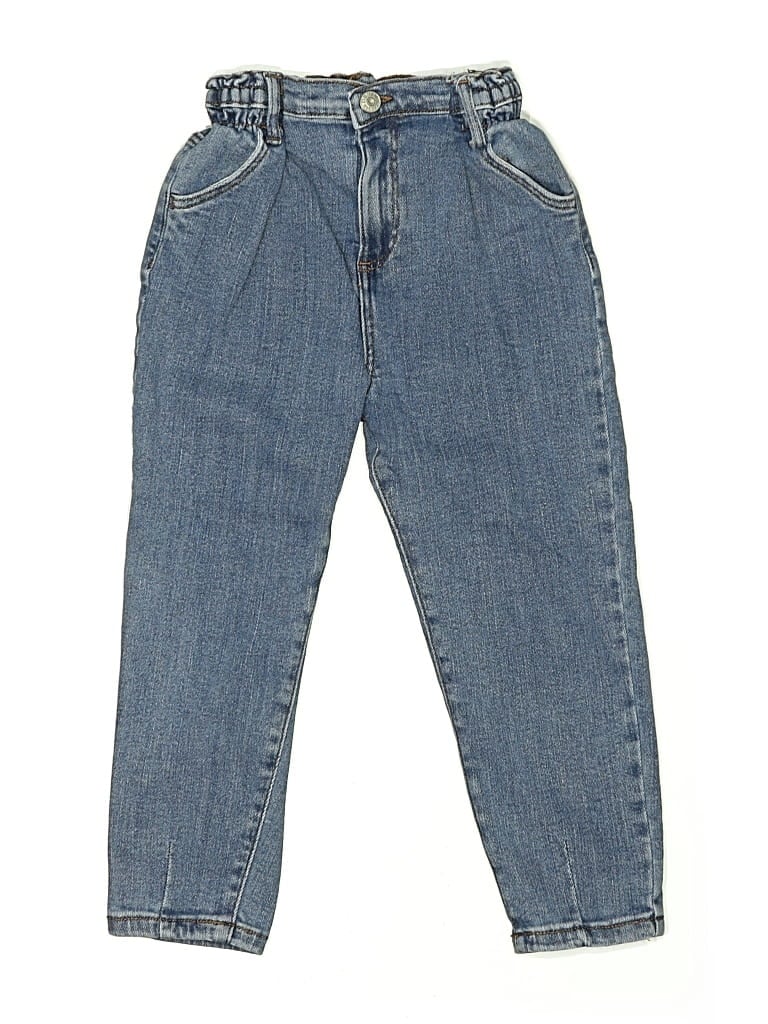 Pre-owned Zara Kids' Jeans In Blue