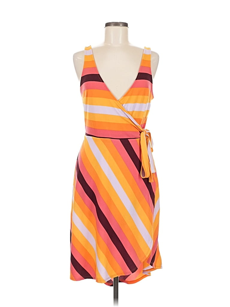 Pre-owned Express Casual Dress In Orange