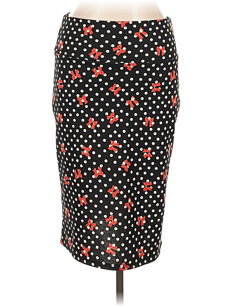 Pre-owned Lularoe Casual Skirt In Black