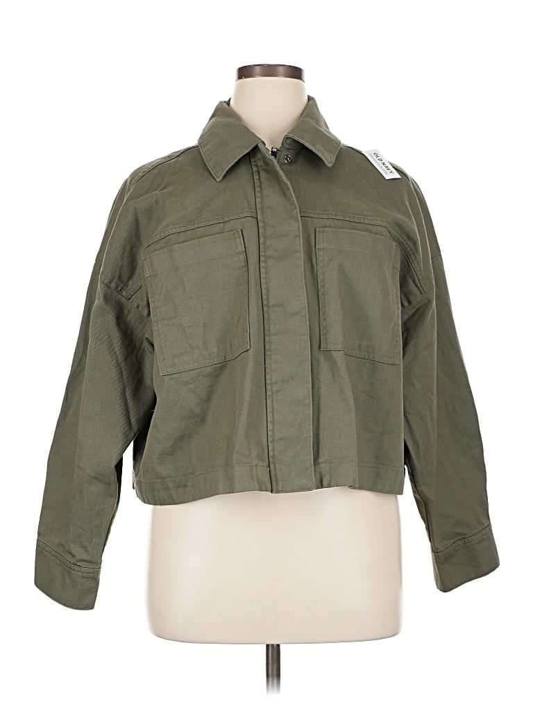 Pre-owned Old Navy Jacket In Green