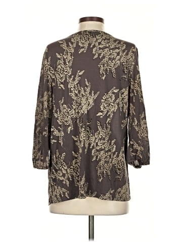 Garnet Hill 3/4 Sleeve Blouse (view 2)