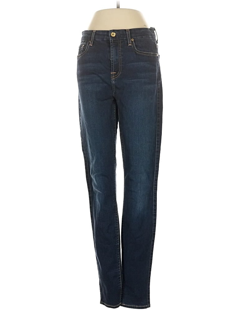 Pre-owned 7 For All Mankind Jeans In Blue