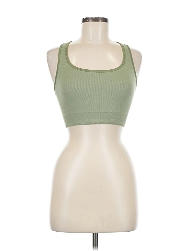 Pre-owned Athleta Sports Bra In Green