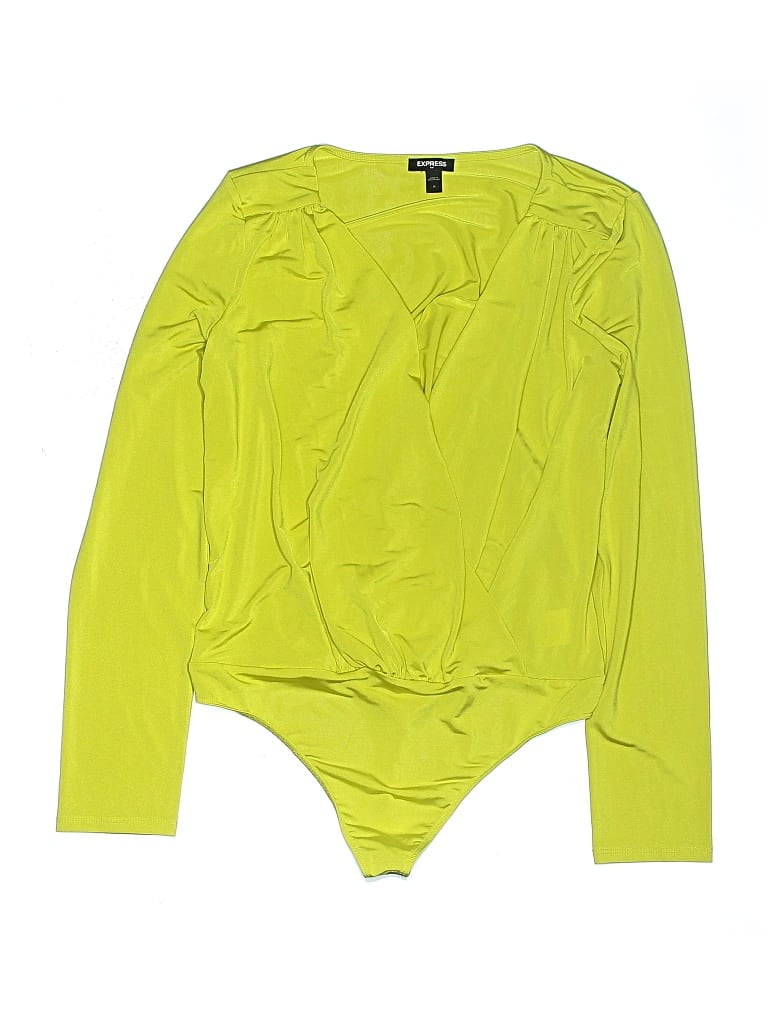 Pre-owned Express Outlet Bodysuit In Green