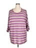Torrid Stripes Purple Pullover Sweater Size 4X Plus (4) - photo 1