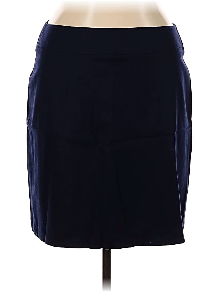 Pre-owned Talbots Wool Skirt In Blue