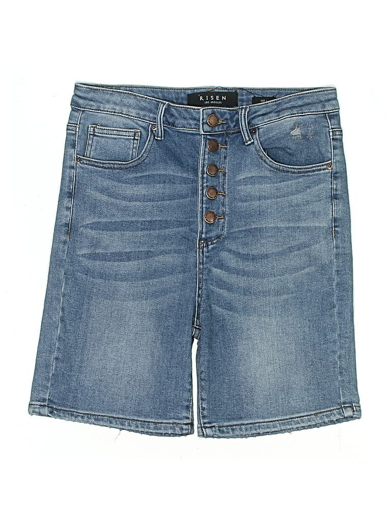 Pre-owned Risen Denim Shorts In Blue