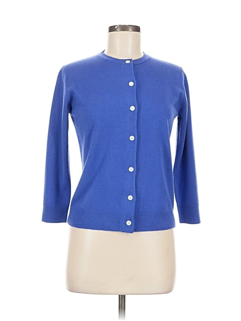 Pre-owned Isaac Mizrahi For Target Cardigan Sweater In Blue