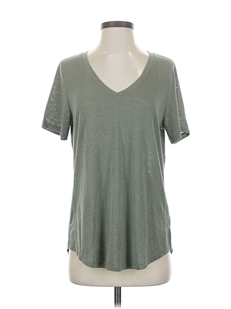 Pre-owned Athleta Short Sleeve T-shirt In Green