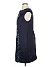 DressBarn Graphic Blue Cocktail Dress Size 16 - photo 5