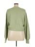 Unbranded Solid Green Pullover Sweater Size XL - photo 2