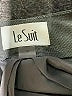 Le Suit 100% Polyester Solid Gray Dress Pants Size 12 - photo 7