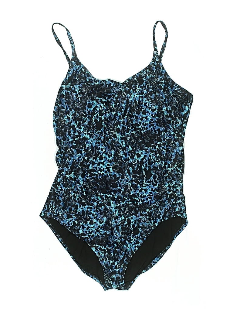 Pre-owned Speedo One Piece Swimsuit In Blue