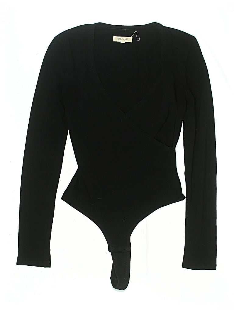Pre-owned Madewell Bodysuit In Black