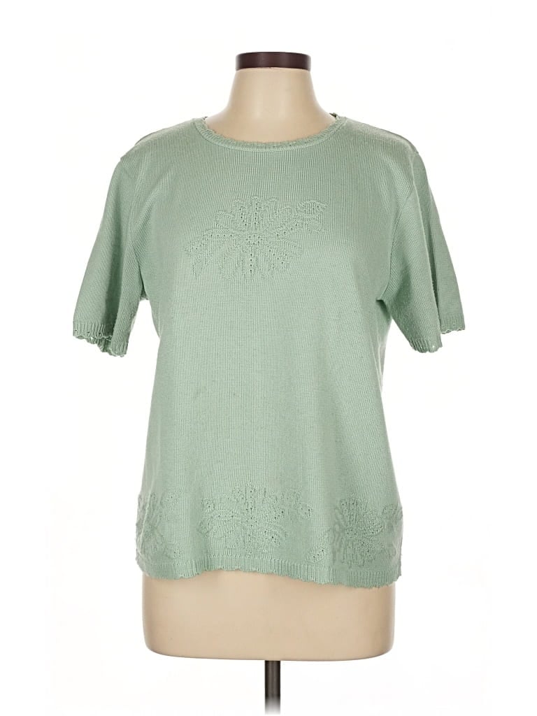 Pre-owned Alfred Dunner Sweatshirt In Green